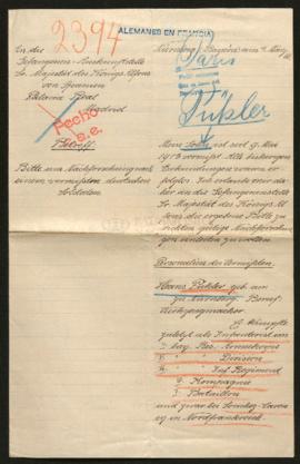 Expediente de Hans Pühler