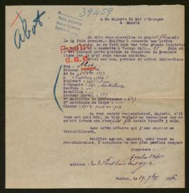 Expediente de André Abot