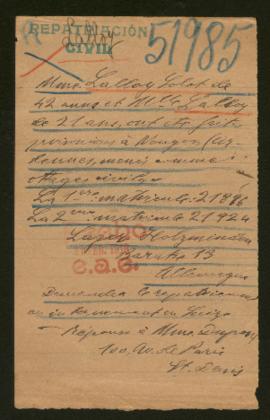 Expediente de la familia Lalloy Lolot