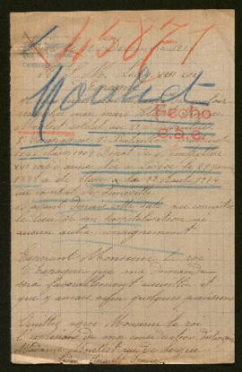 Expediente de Albert Prosper Mouliet