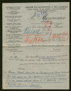 Expediente de Marcel Pierre Adolphe Piriou y Fernand Martin