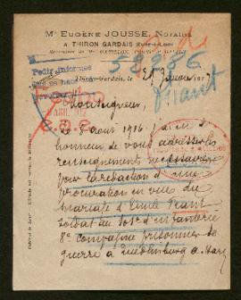 Expediente de Emile Fiant
