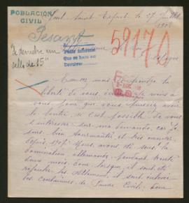 Expediente de la familia Pesant Dubois