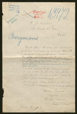 Expediente de Victor Bergmans