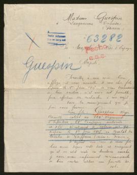 Expediente de Roger Camille Guespin