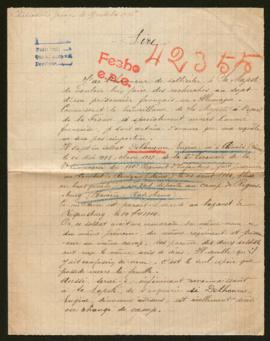Expediente de Eugène Delhoume