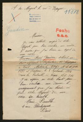 Expediente de René Gaudin