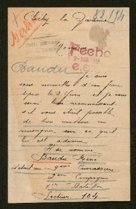 Expediente de René Baudu