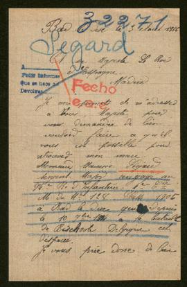 Expediente de Maurice Ségard