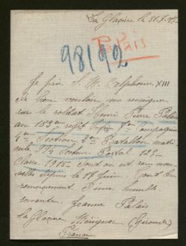 Expediente de Henri Pierre Palais