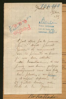 Expediente de Emile Ferdinand Teulières