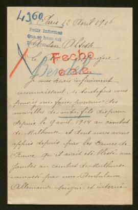 Expediente de Georges Bendel