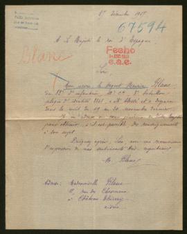 Expediente de Maurice Blanc