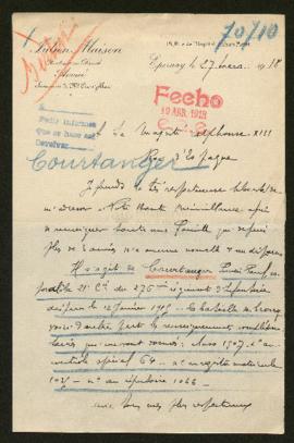 Expediente de Lucien Paul Courtauger