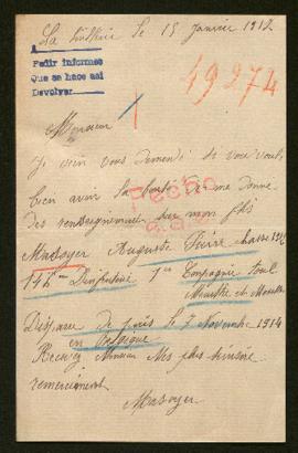 Expediente de Auguste Masoyer