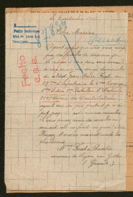 Expediente de Jean André Ferret