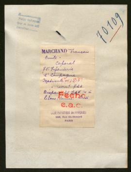 Expediente de François Emile Marchand