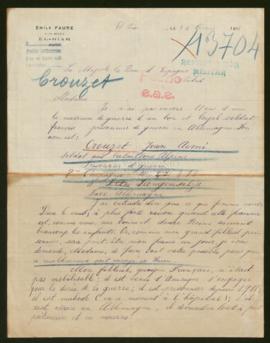 Expediente de Jean Aimé Crouzet