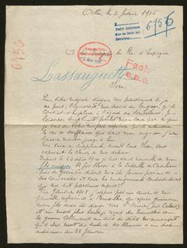 Expediente de Henri Elisée Lassauguette