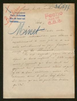 Expediente de la familia Minet