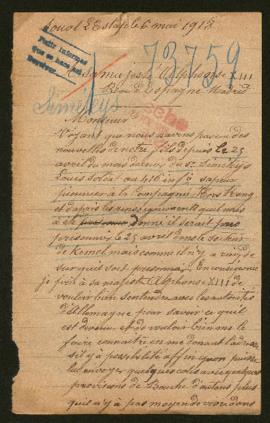 Expediente de Louis Simeteys