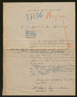 Expediente de Charles Aigon