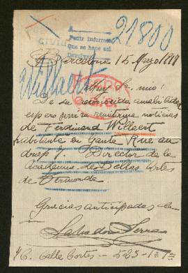 Expediente de Ferdinand Willaert