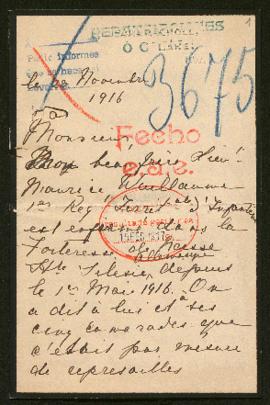 Expediente de los hermanos Maurice y Charles Auguste Wuillaume