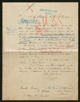 Expediente de la familia Ponche-Cavet