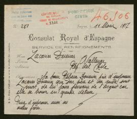 Expediente de Zacarias Duenas