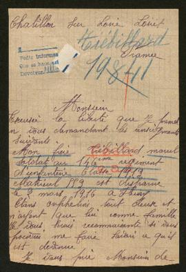 Expediente de Marcel Trébillard