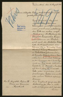 Expediente de Wilhelm Johann Peters