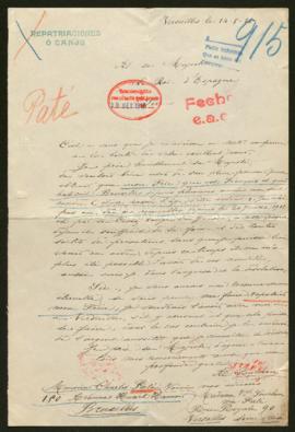 Expediente de Charles Paté