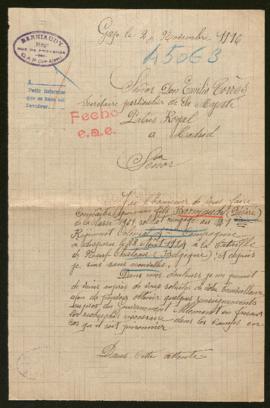 Expediente de Désiré Barniaudy