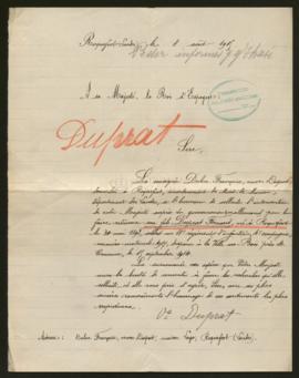 Expediente de Fernand Duprat