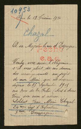 Expediente de Jean Marie Chazal