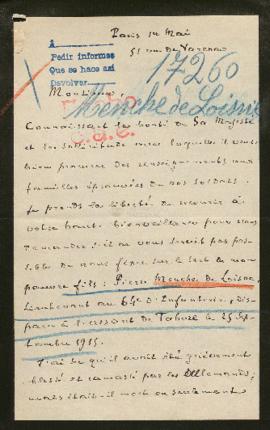 Expediente de Pierre Menche de Loisne