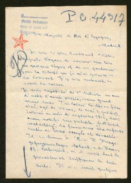 Expediente de Paun Protic