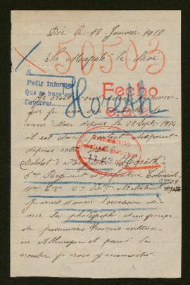 Expediente de Auguste Horeth