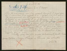 Expediente de Clovis Orseau