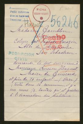 Expediente de Lucien Hagnet