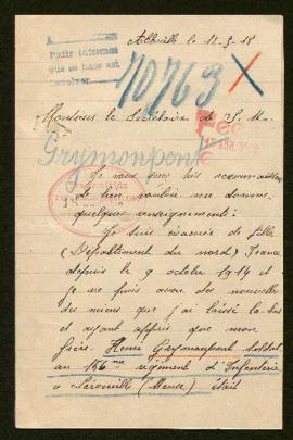 Expediente de Henri Grymonpont