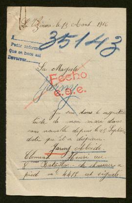 Expediente de Alcide Clement Henri Jarmy