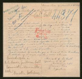 Expediente de Guido von Call