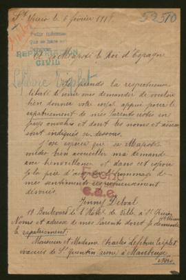 Expediente de la familia Lefebvre Triplet