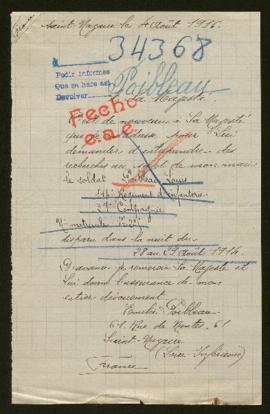 Expediente de Louis Poibleau