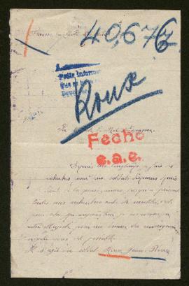 Expediente de Jean Pierre Roux y Constant Chataing