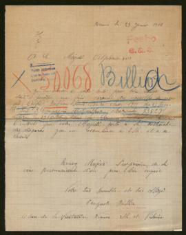 Expediente de Alfred Louis André Billia