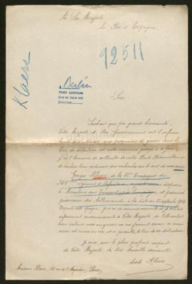 Expediente de Georges Klaerr