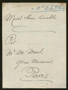 Expediente de Henri Anatole Morel